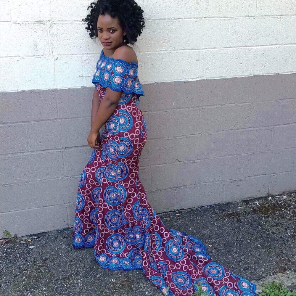 African prom dress